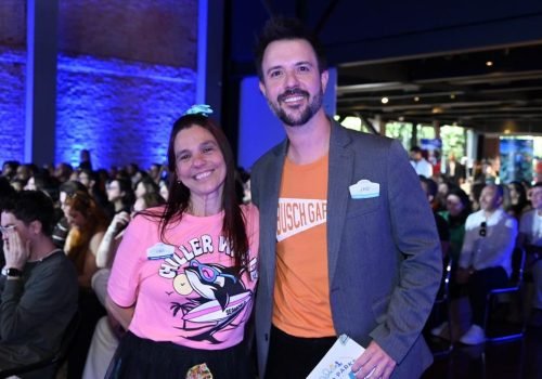 Cris Muniz e Leonardo Fortes, da United Parks & Resorts